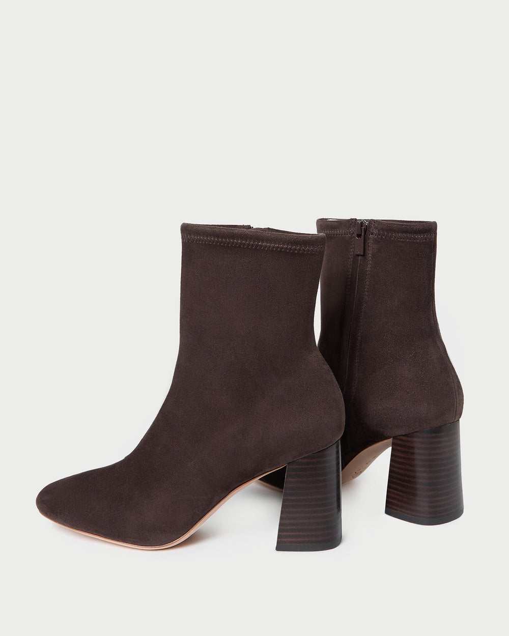 Loeffler Randall / Elise Brown Suede Stretch Bootie