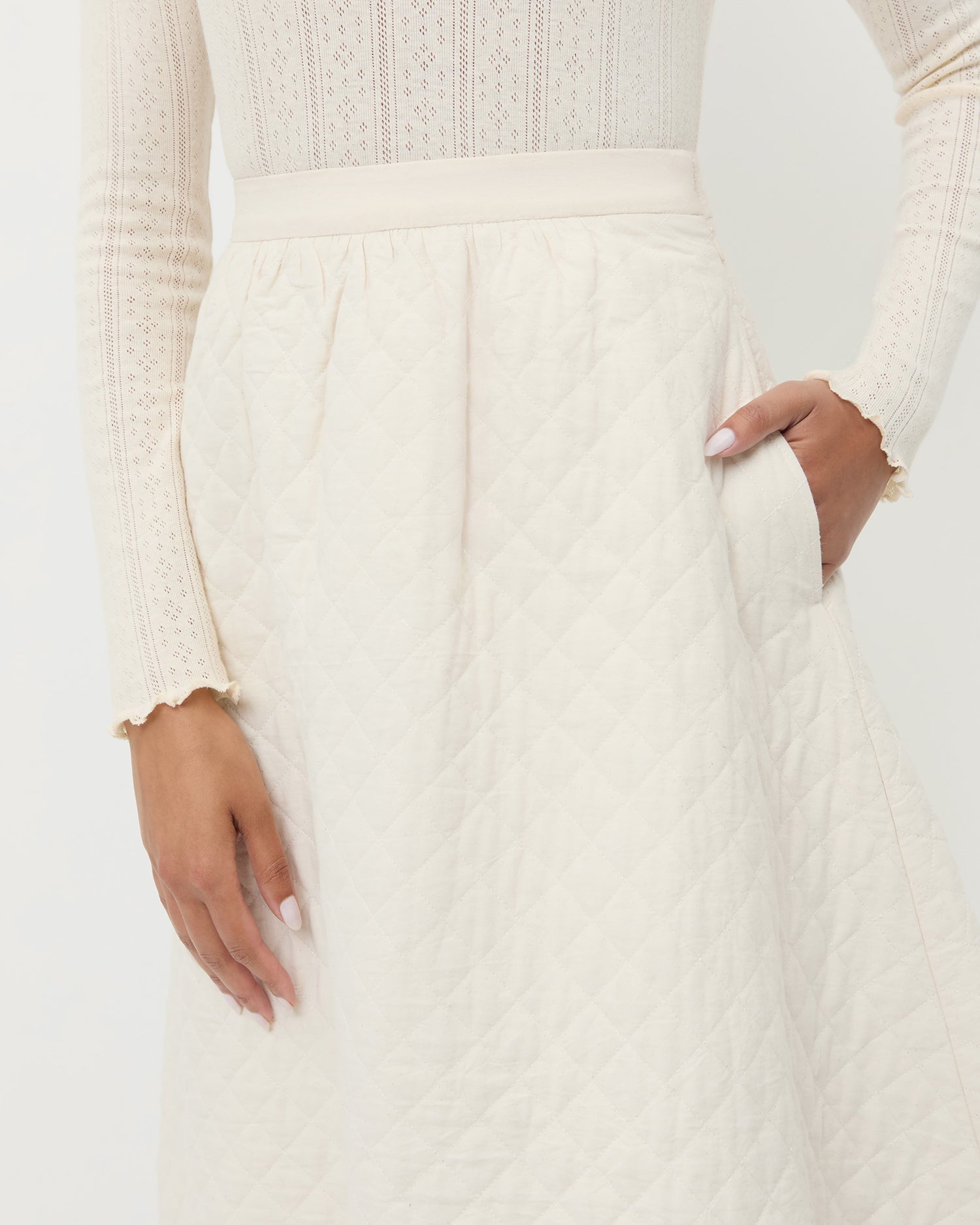 Loeffler Randall / Clara Quilted Skirt