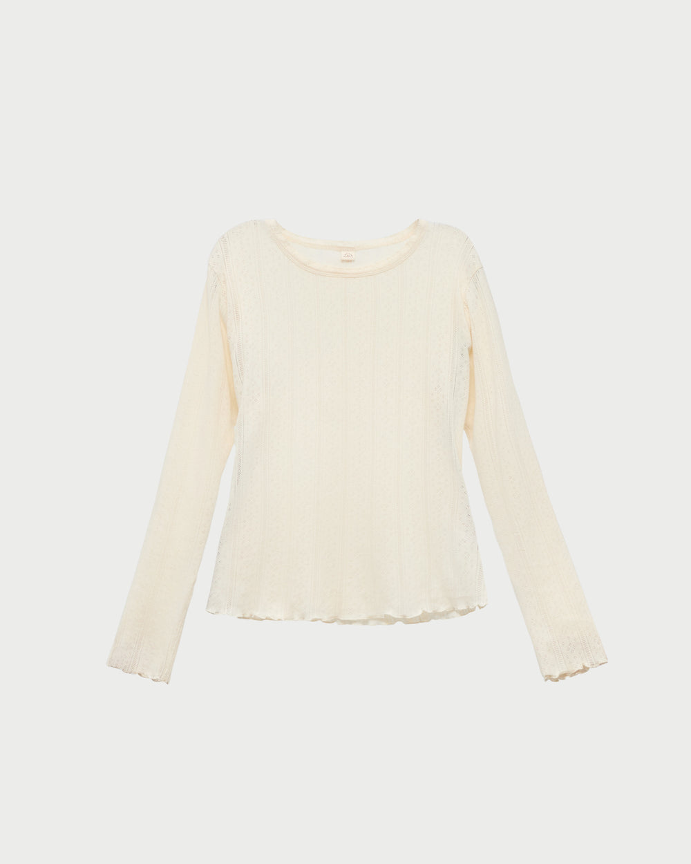 Loeffler Randall / Lolo Pointelle Long-Sleeve Tee