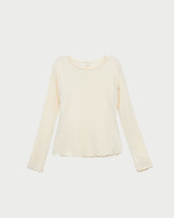 Loeffler Randall / Lolo Pointelle Long-Sleeve Tee