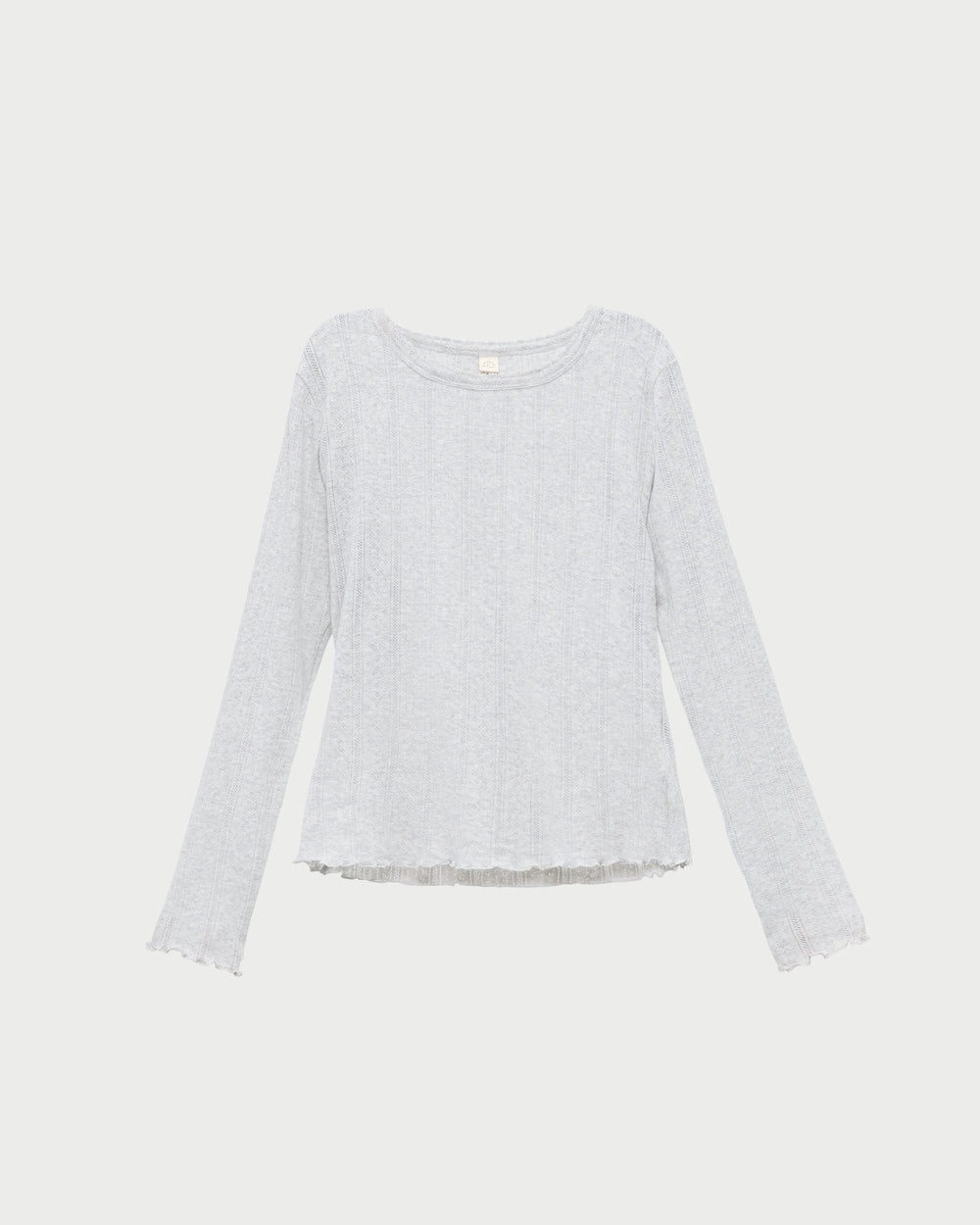 Loeffler Randall / Lolo Pointelle Long-Sleeve Tee