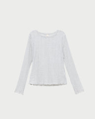 Loeffler Randall / Lolo Pointelle Long-Sleeve Tee