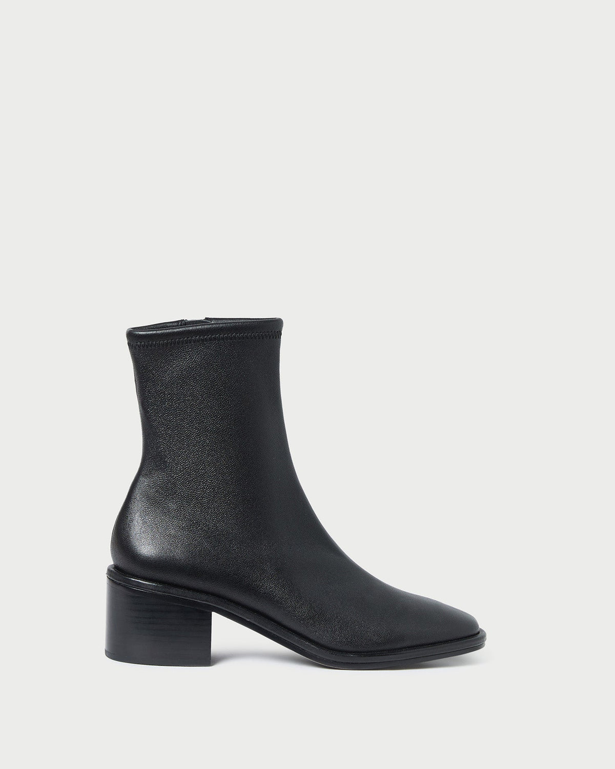 Loeffler Randall / Roxy Black Leather Ankle Bootie