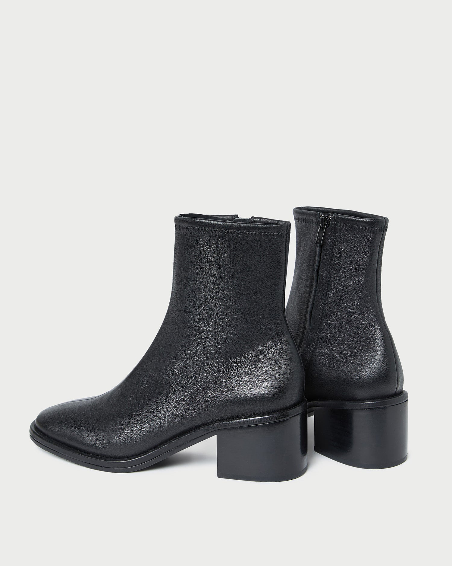 Loeffler Randall / Roxy Black Leather Ankle Bootie