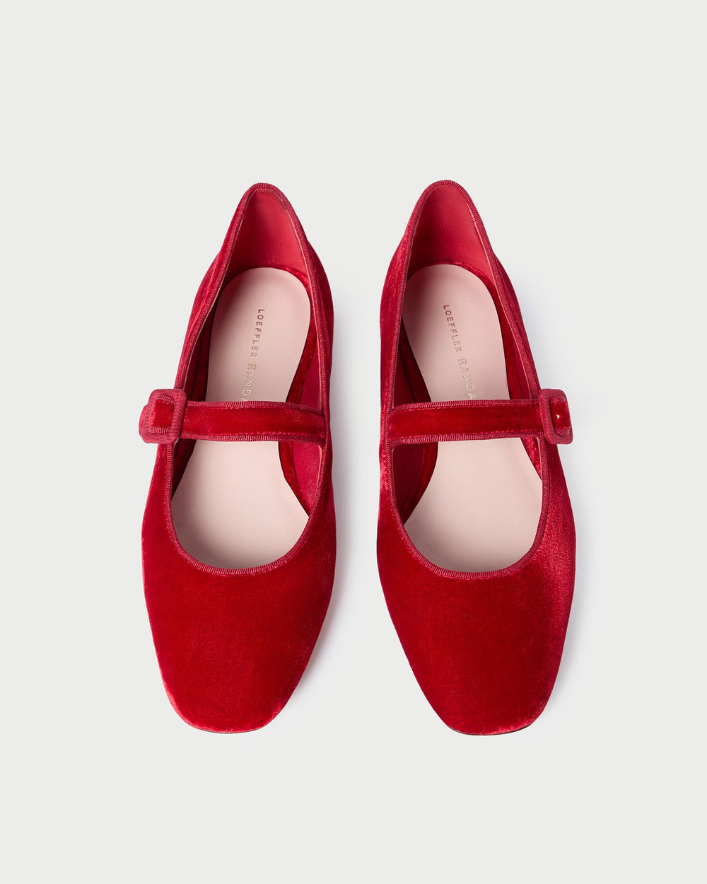 Loeffler Randall / Ginger Red Velvet Mary Jane