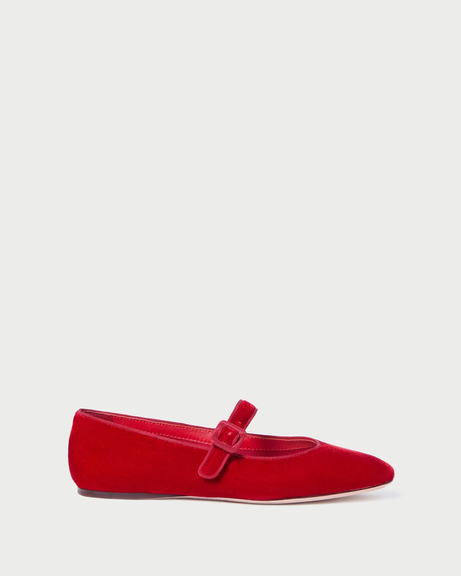 Loeffler Randall / Ginger Red Velvet Mary Jane