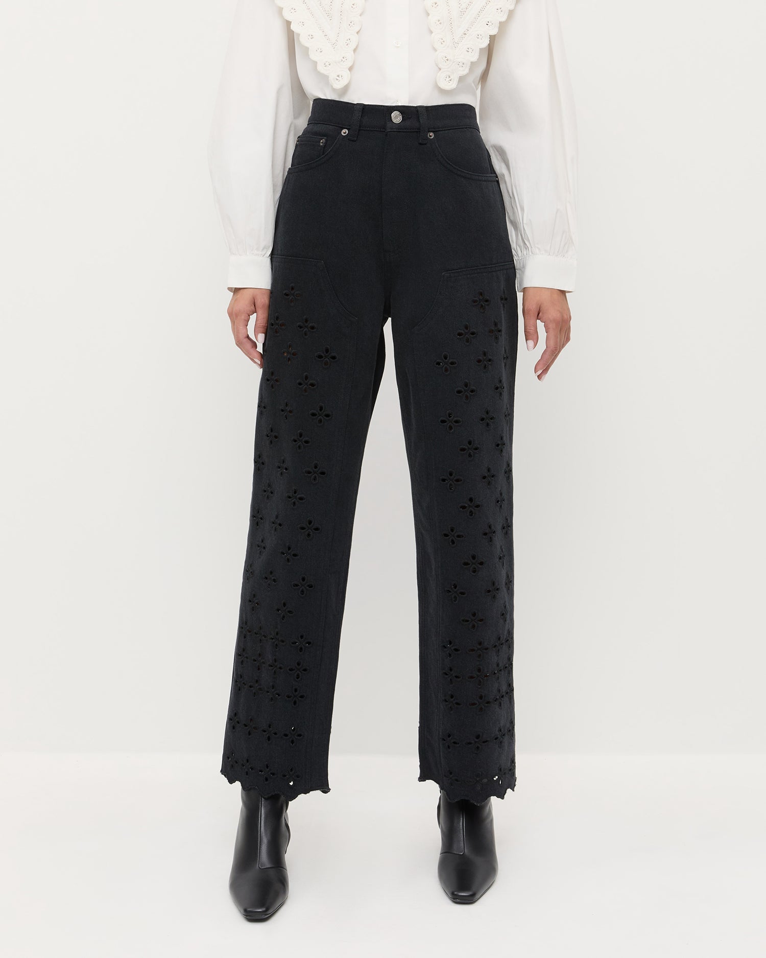 Loeffler Randall / Demi Embroidered Pant