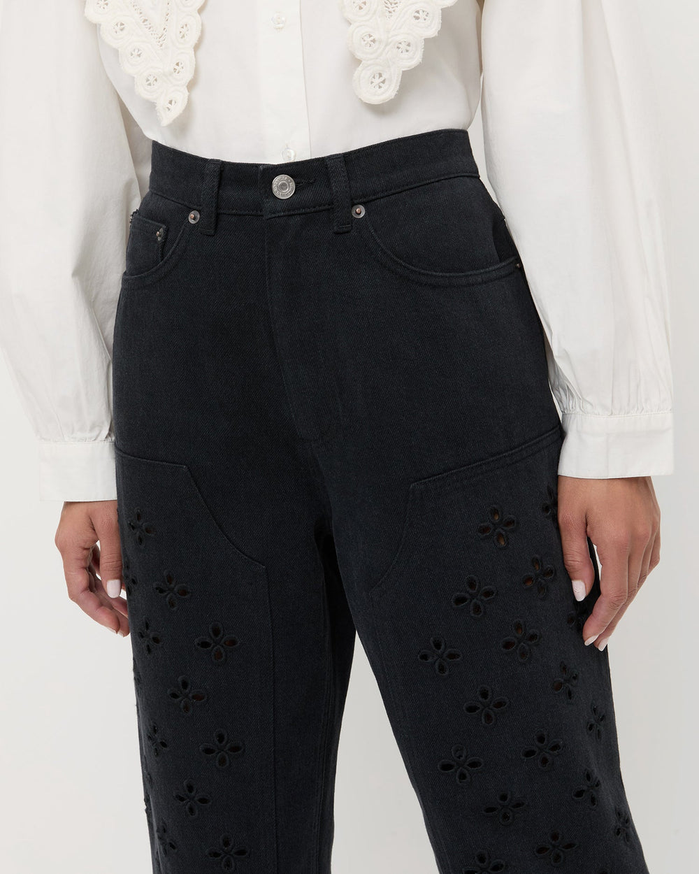 Loeffler Randall / Demi Embroidered Pant
