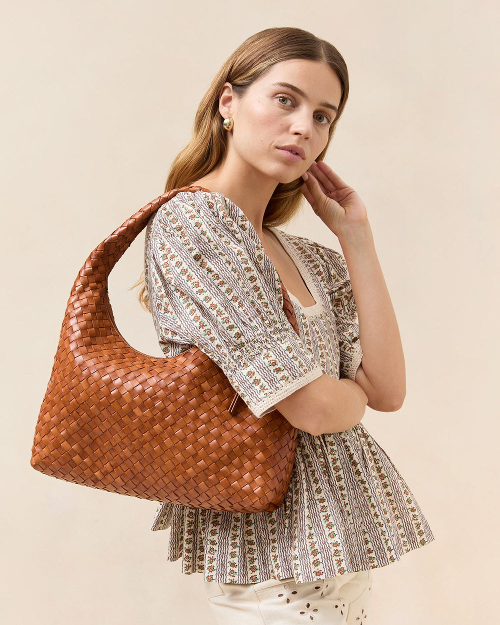 Loeffler Randall / Willow Timber Woven Hobo Bag