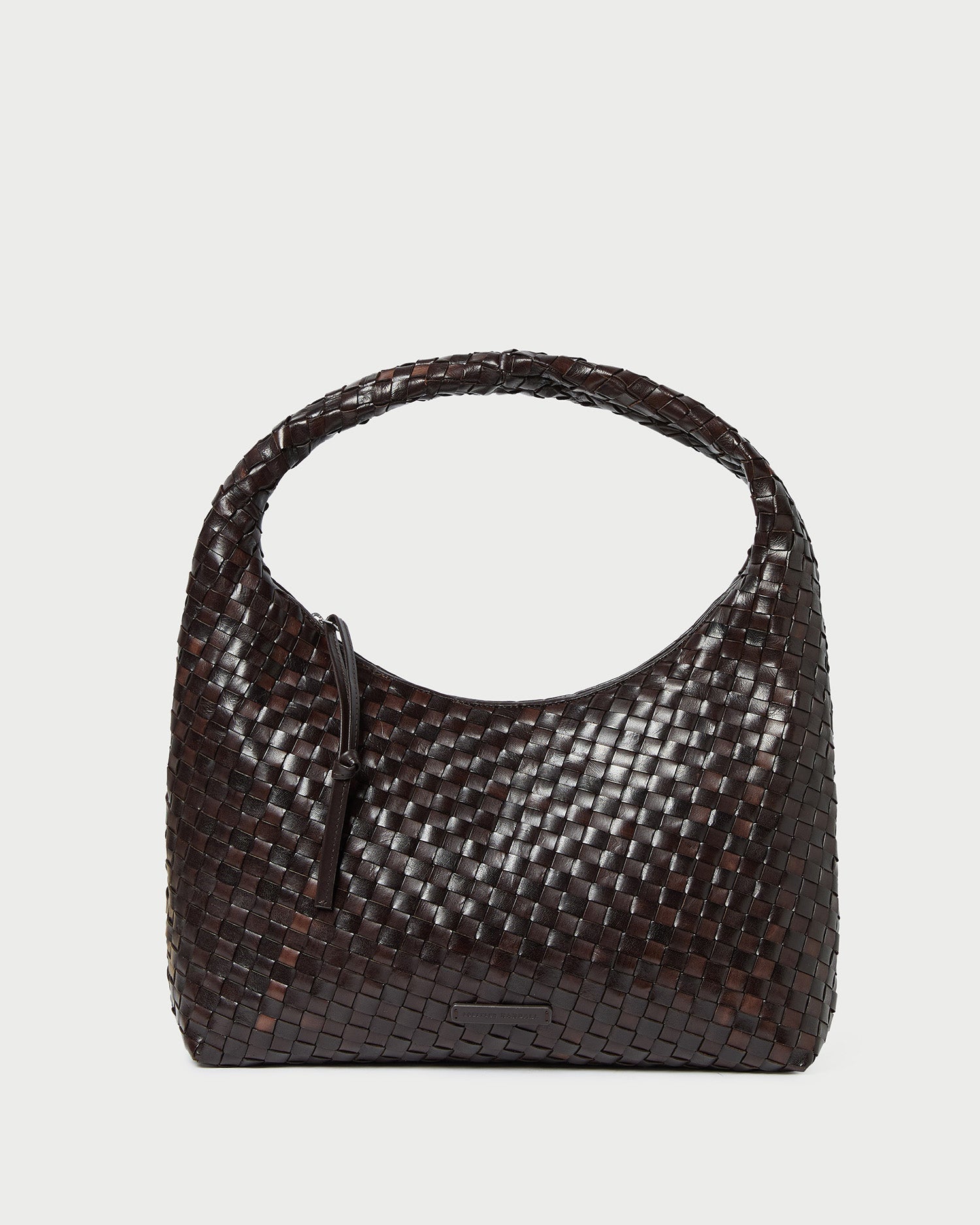 Loeffler Randall / Willow Chocolate Woven Hobo Bag