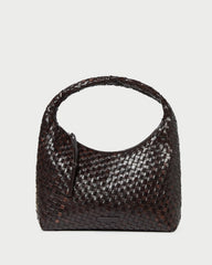 Loeffler Randall / Willow Chocolate Woven Hobo Bag