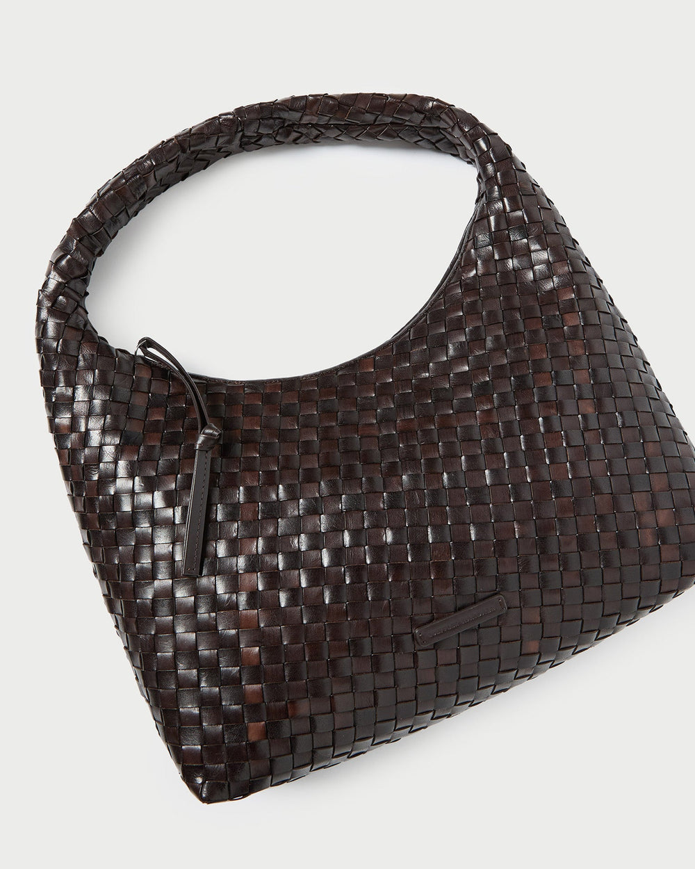 Loeffler Randall / Willow Chocolate Woven Hobo Bag