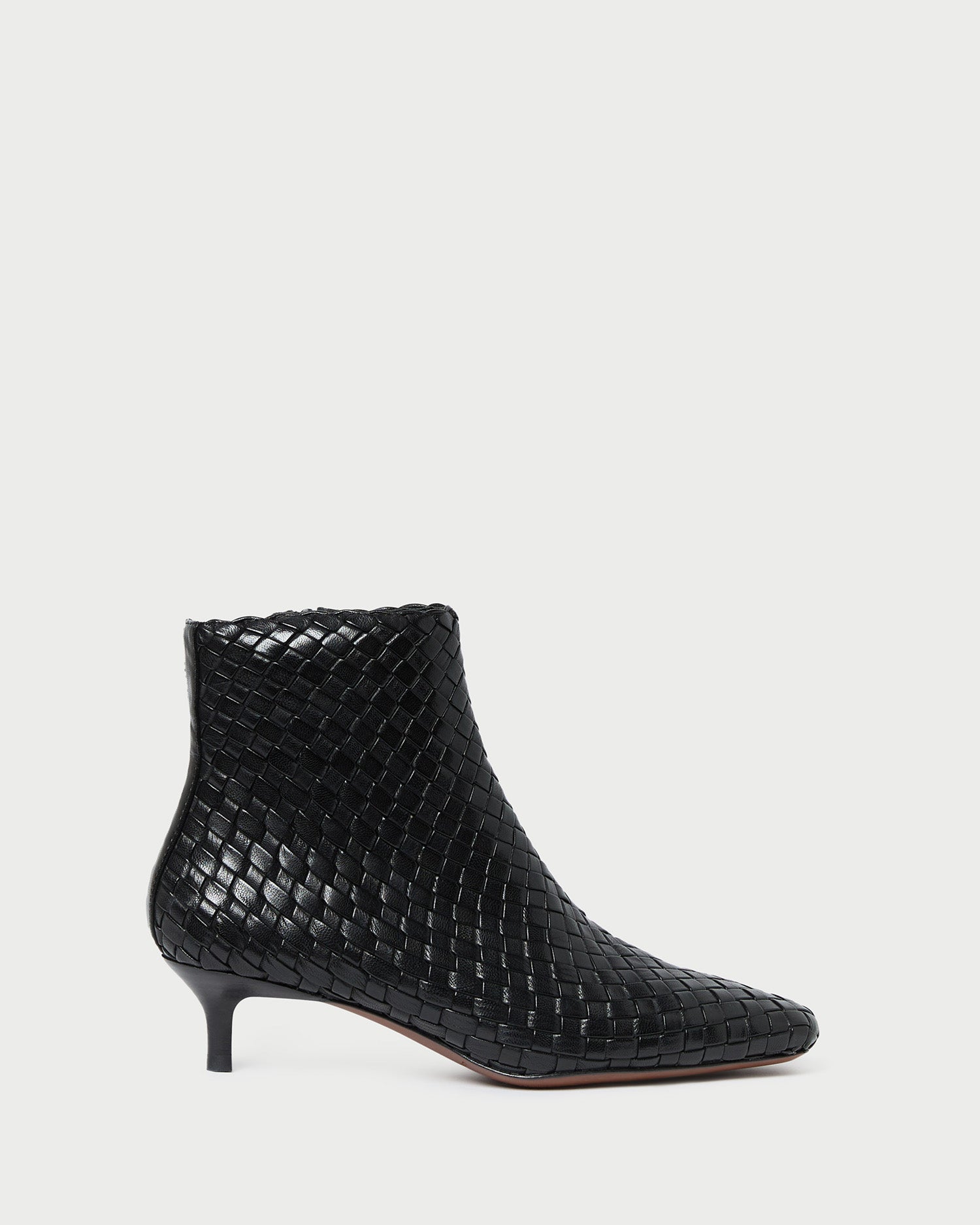 Loeffler Randall / Marcella Black Woven Ankle Boot