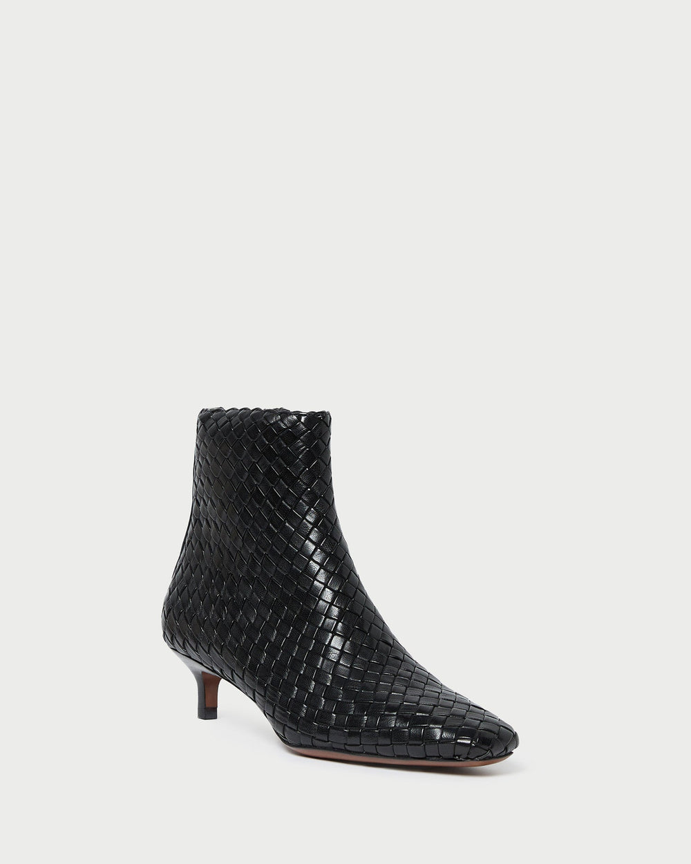 Loeffler Randall / Marcella Black Woven Ankle Boot