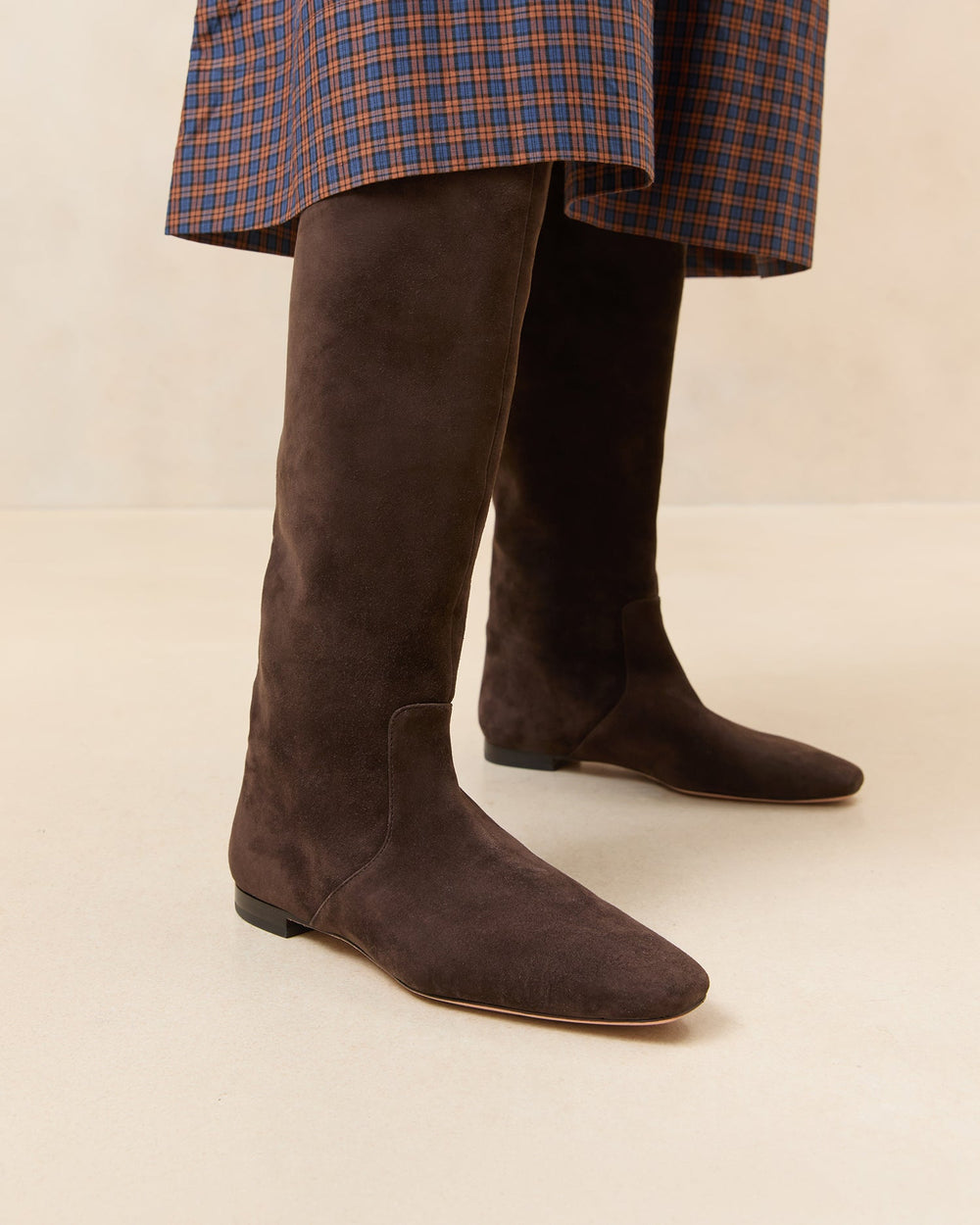 Loeffler Randall / Lillian Brown Suede Tall Boot