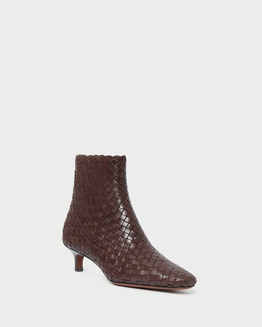 Loeffler Randall / Marcella Espresso Woven Ankle Boot