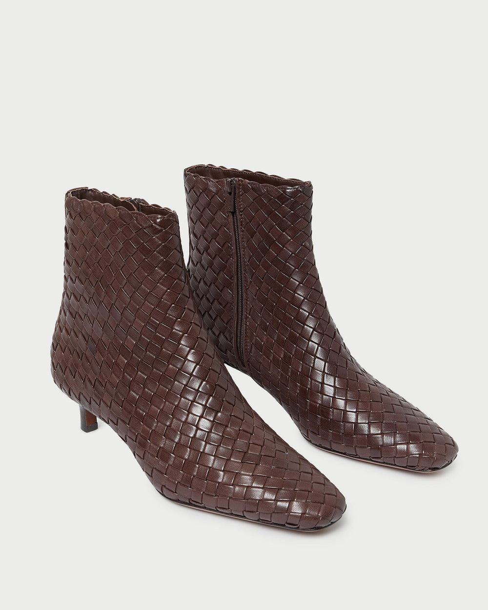 Loeffler Randall / Marcella Espresso Woven Ankle Boot