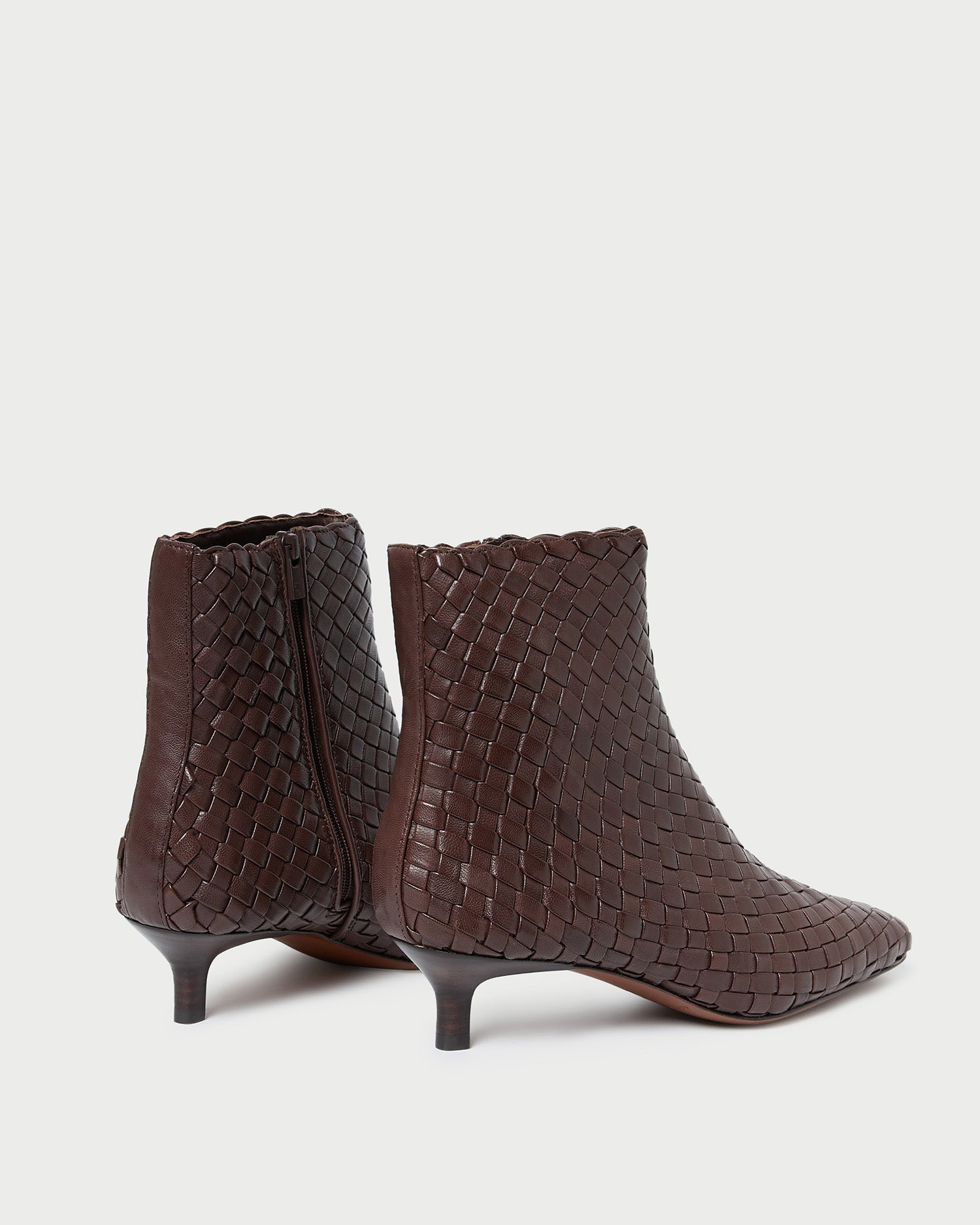 Loeffler Randall / Marcella Espresso Woven Ankle Boot
