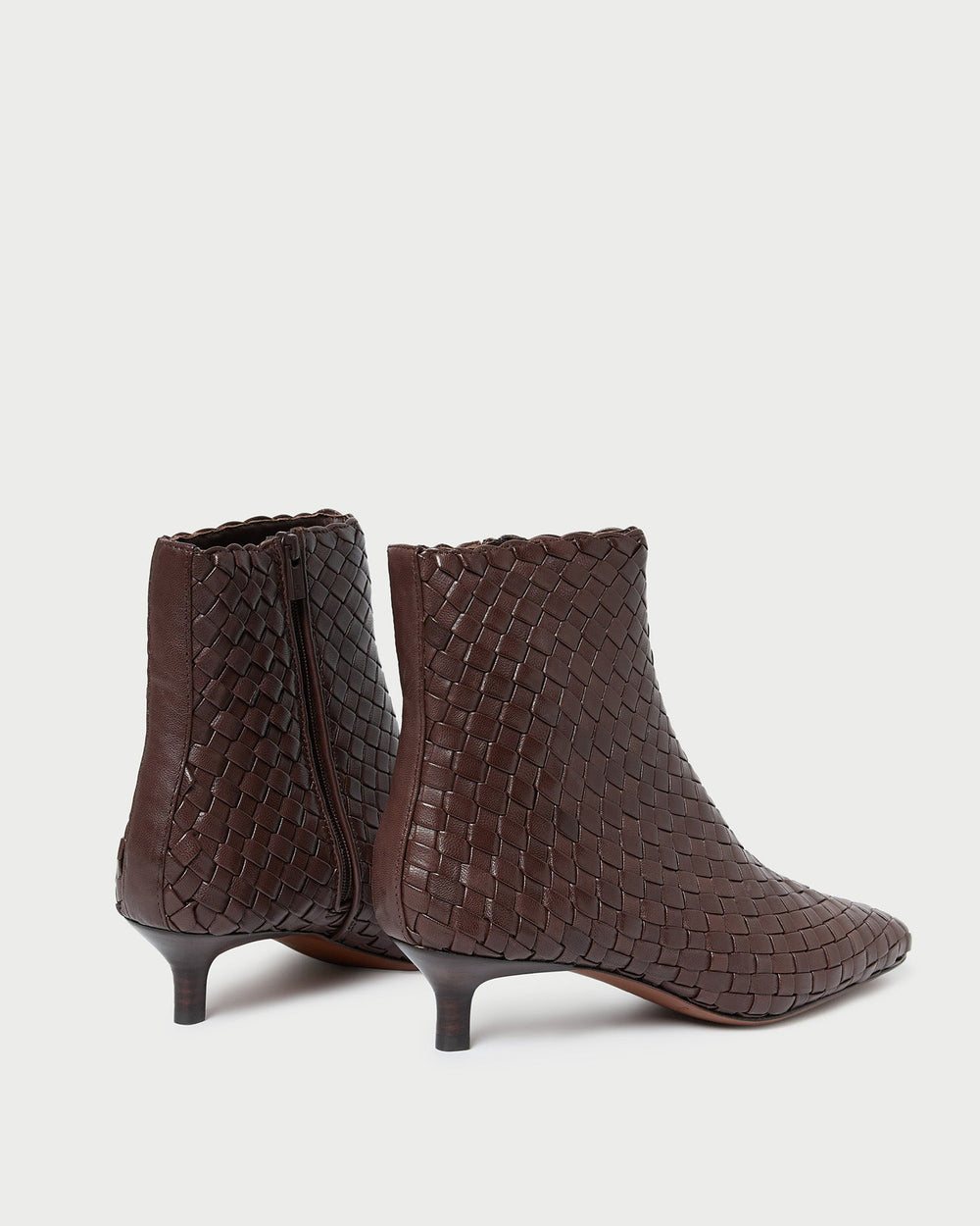 Loeffler Randall / Marcella Espresso Woven Ankle Boot