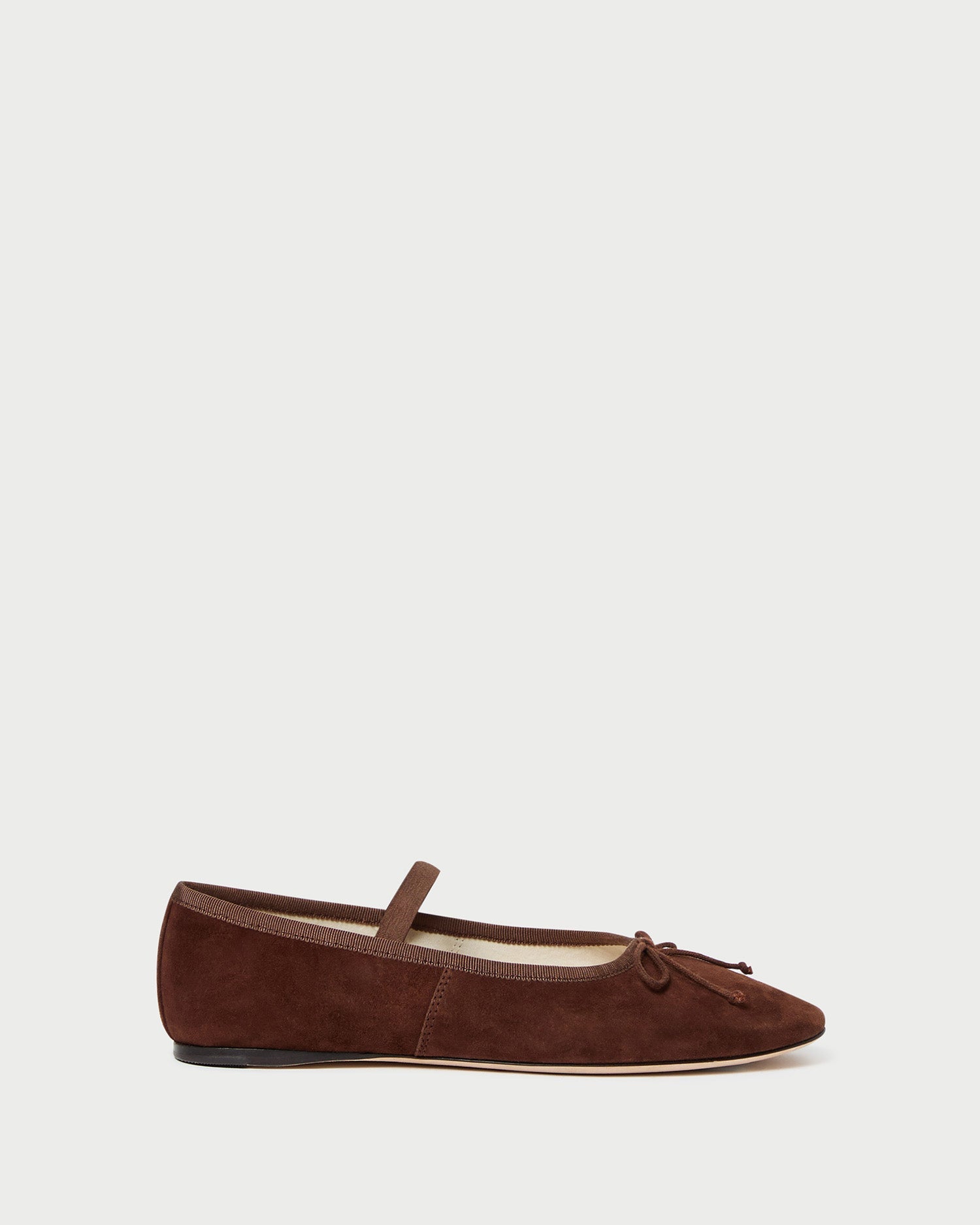 Loeffler Randall / Leonie Espresso Suede Ballet Flat