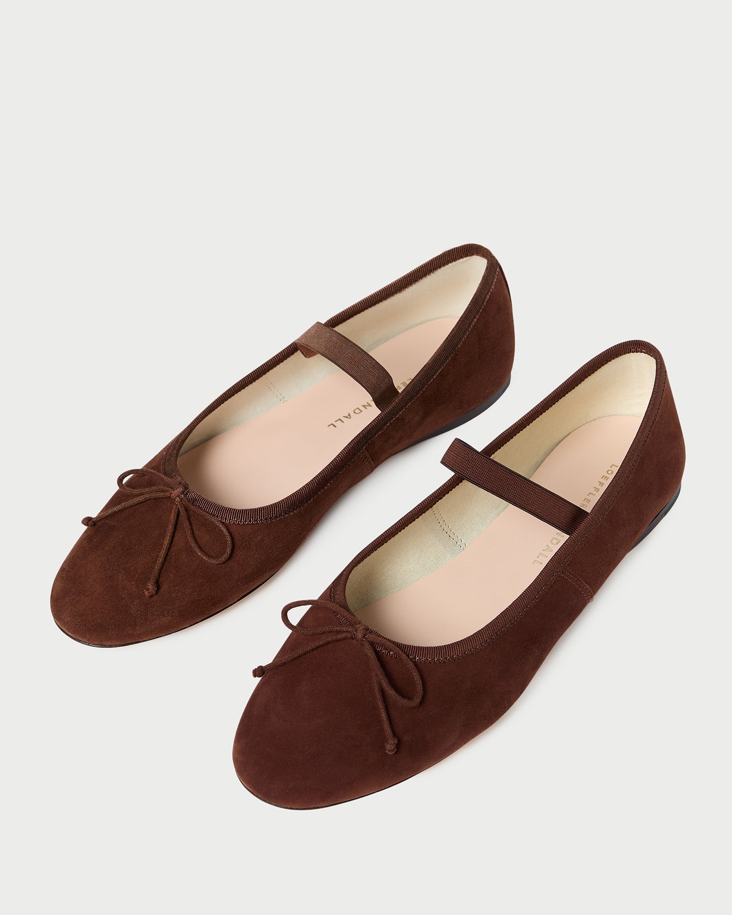 Loeffler Randall / Leonie Espresso Suede Ballet Flat