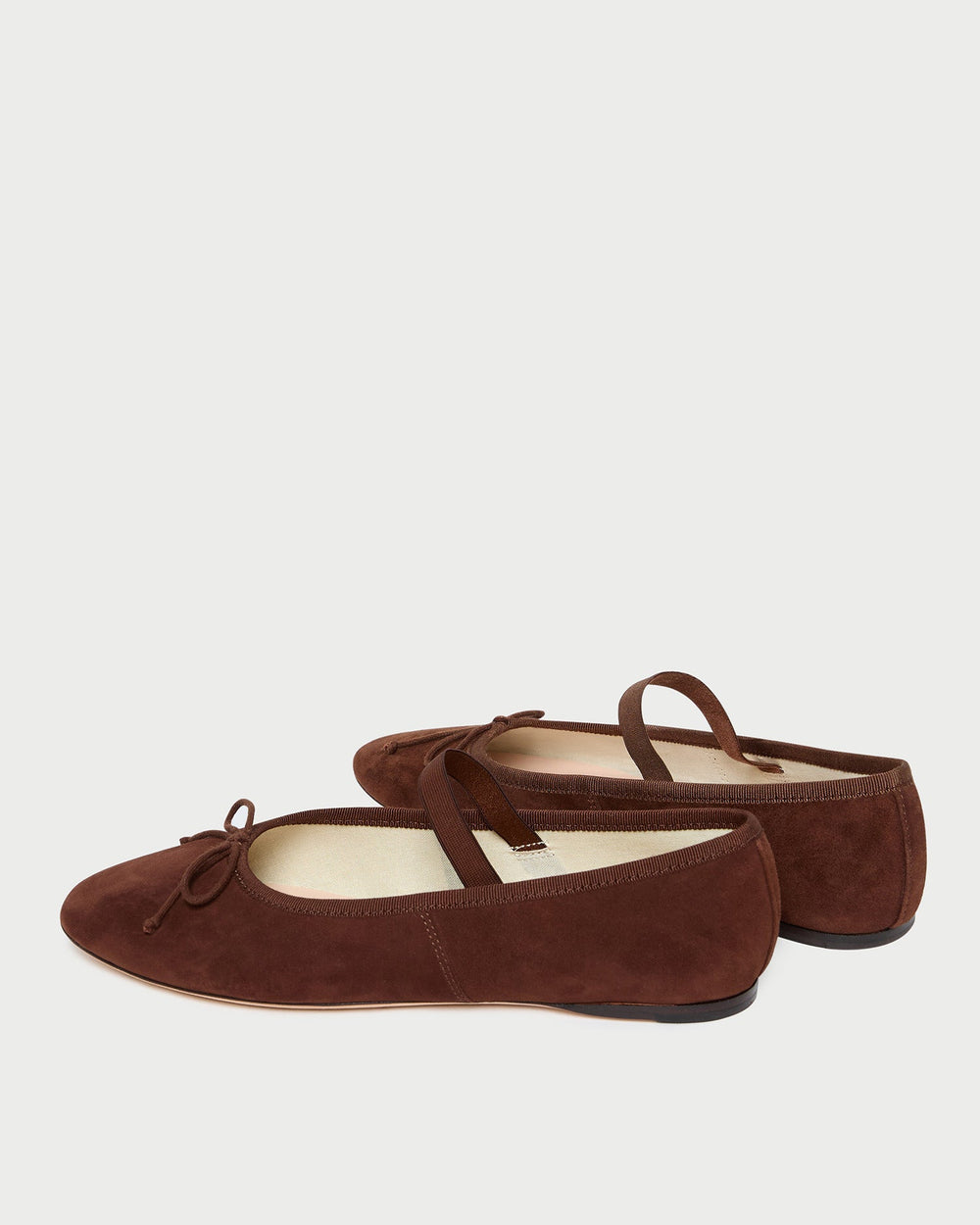 Loeffler Randall / Leonie Espresso Suede Ballet Flat