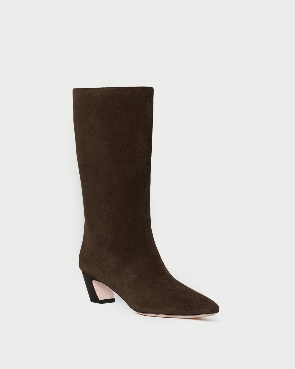 Loeffler Randall / Cleo Brown Suede Mid-Calf Boot