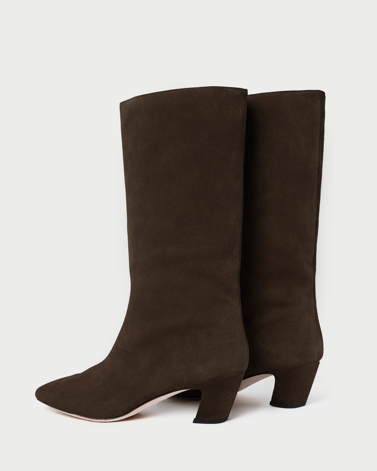 Loeffler Randall / Cleo Brown Suede Mid-Calf Boot