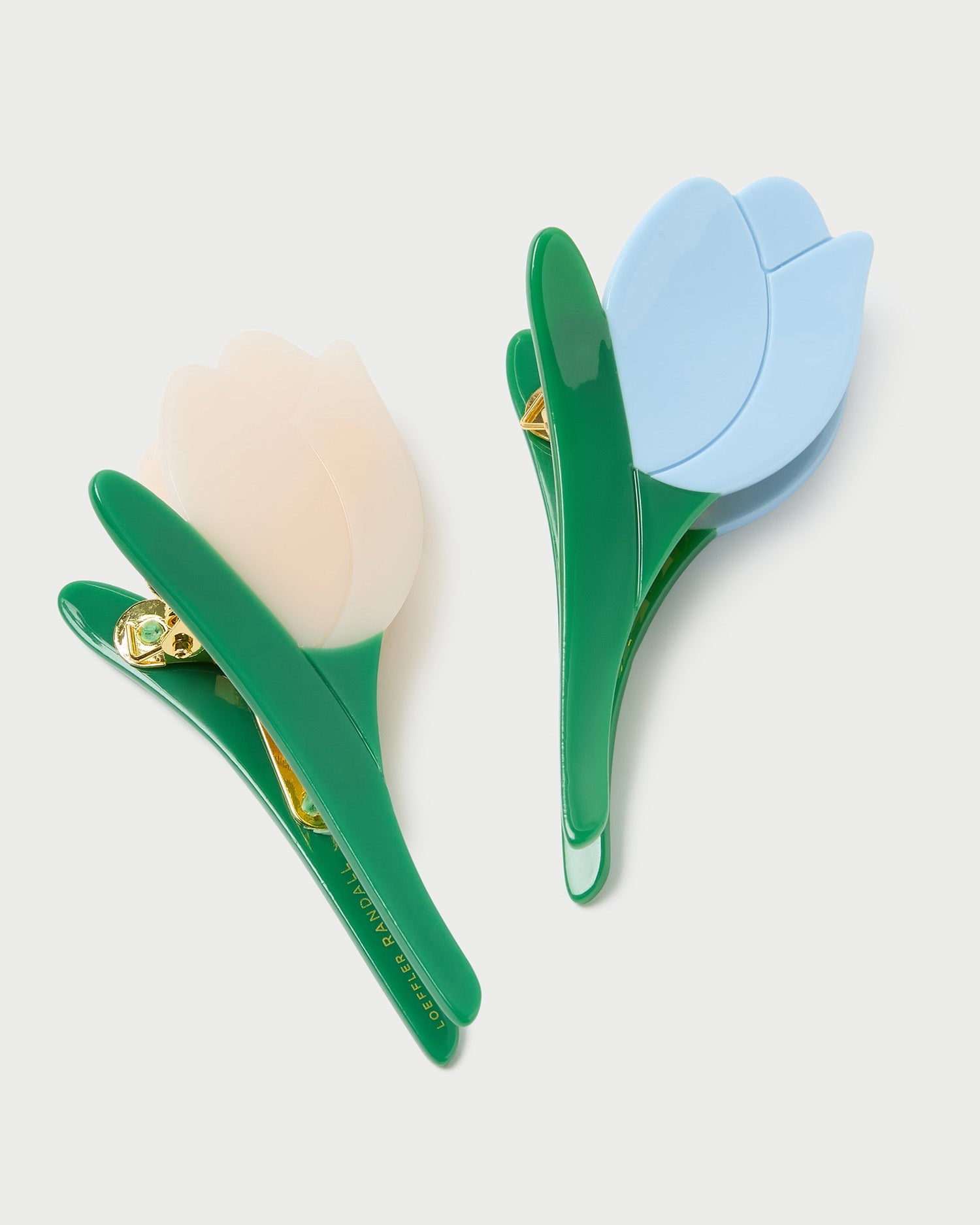 Loeffler Randall / Juniper Blue/Cream Multi Tulip Clip Set