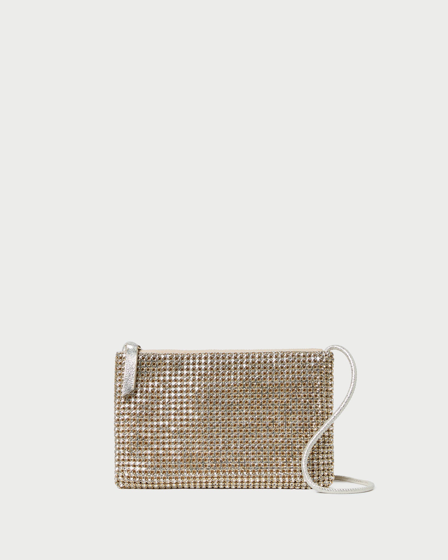 Loeffler Randall / Yasmine Gold Diamanté Crossbody