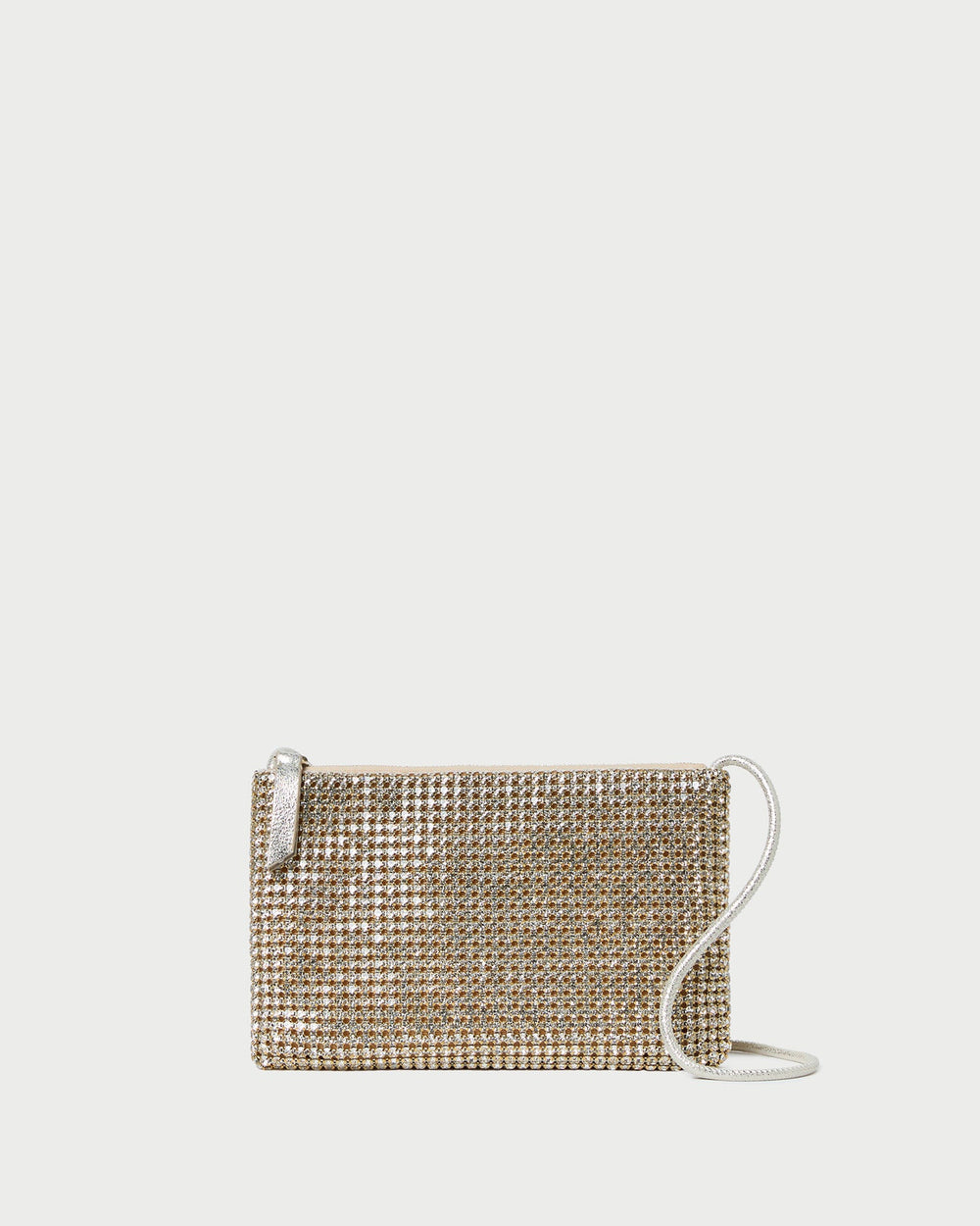 Loeffler Randall / Yasmine Gold Diamanté Crossbody
