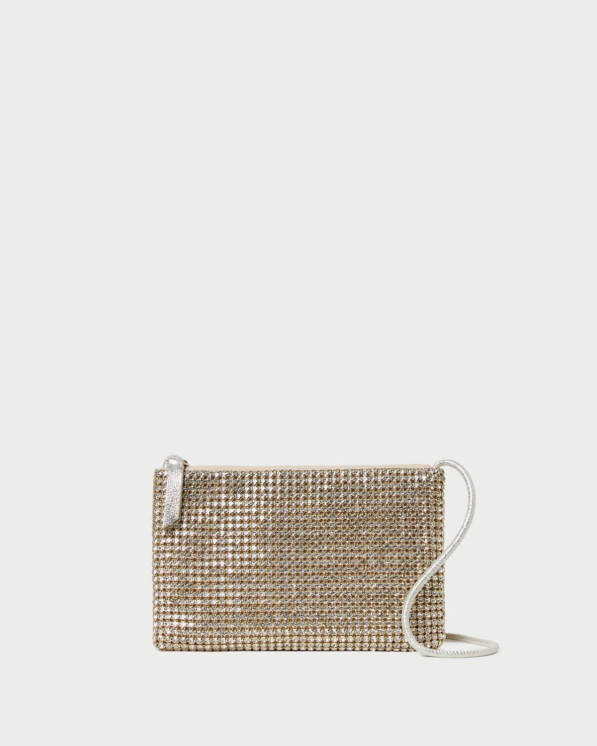 Loeffler Randall / Yasmine Gold Diamanté Crossbody