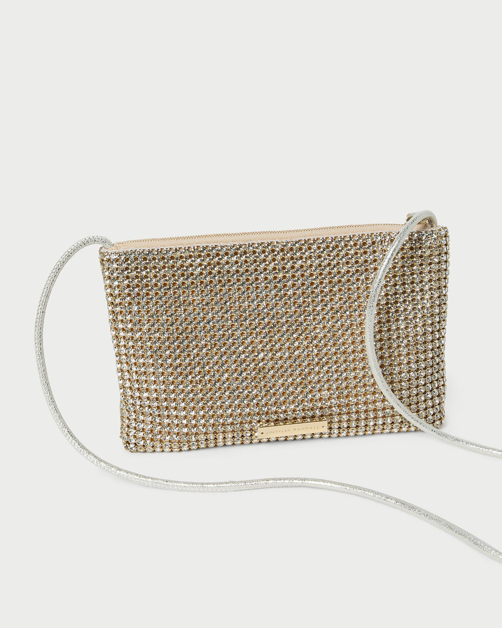 Loeffler Randall / Yasmine Gold Diamanté Crossbody
