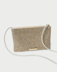 Loeffler Randall / Yasmine Gold Diamanté Crossbody