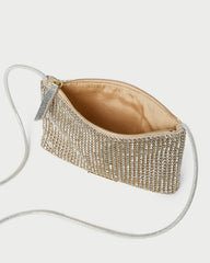 Loeffler Randall / Yasmine Gold Diamanté Crossbody