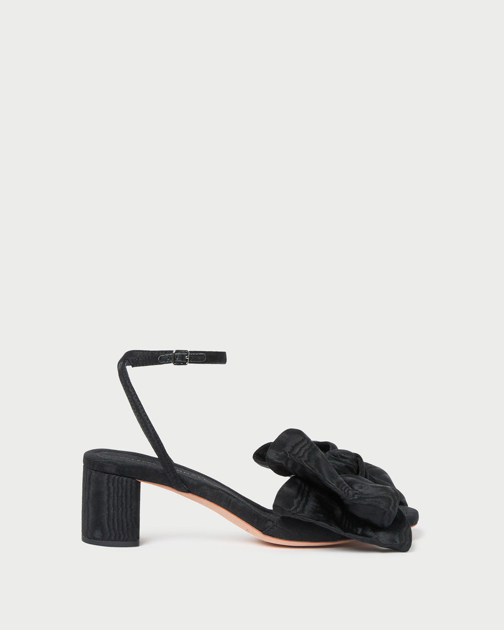 Loeffler Randall / Carmen Black Moiré Bow Sandal