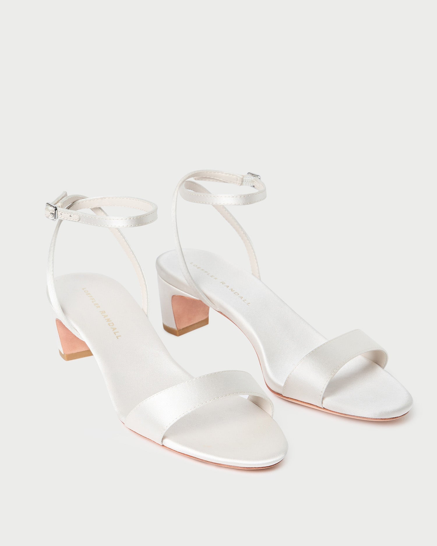 Loeffler Randall / Alice Cream Satin Sandal