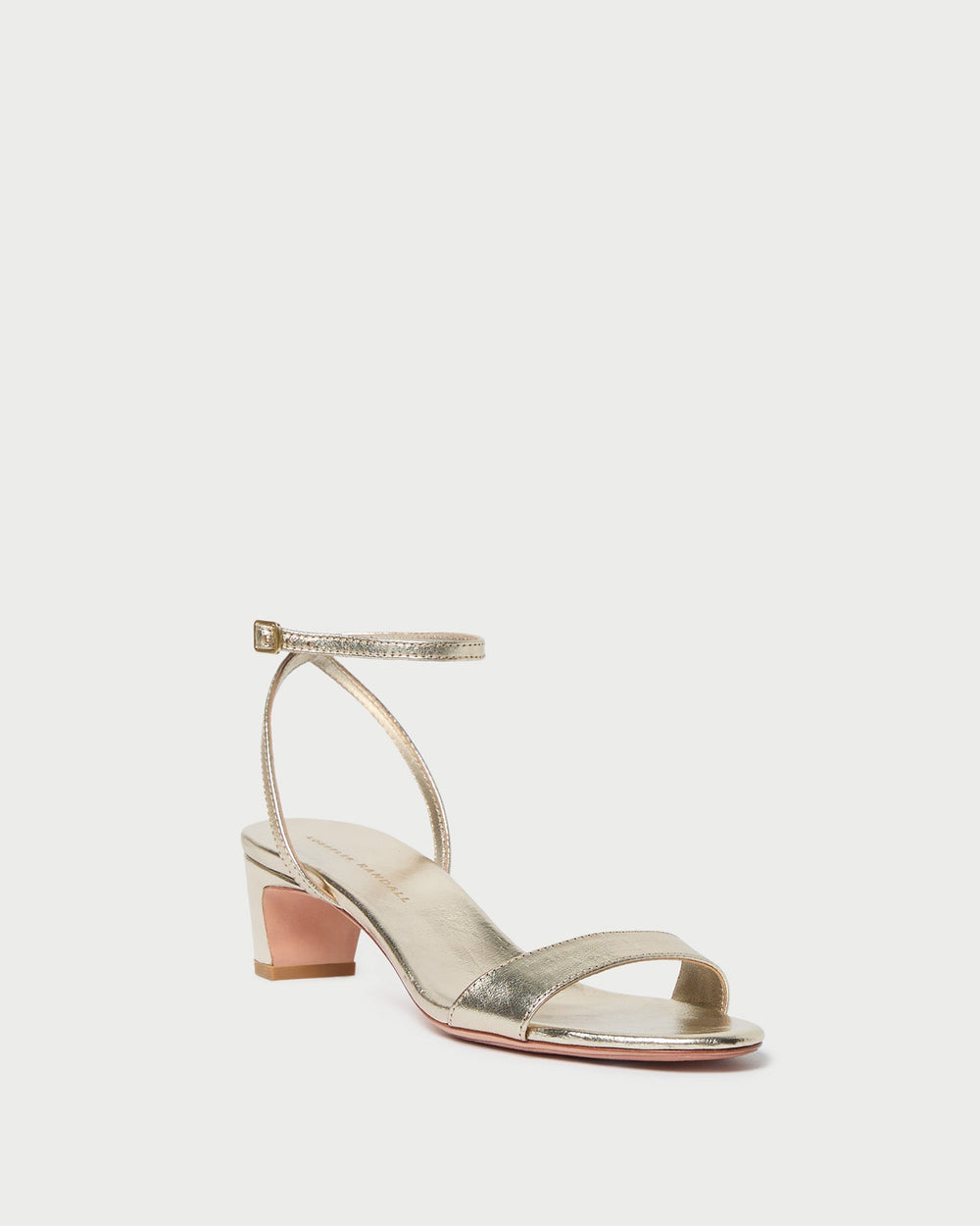 Loeffler Randall / Alice Champagne Leather Sandal