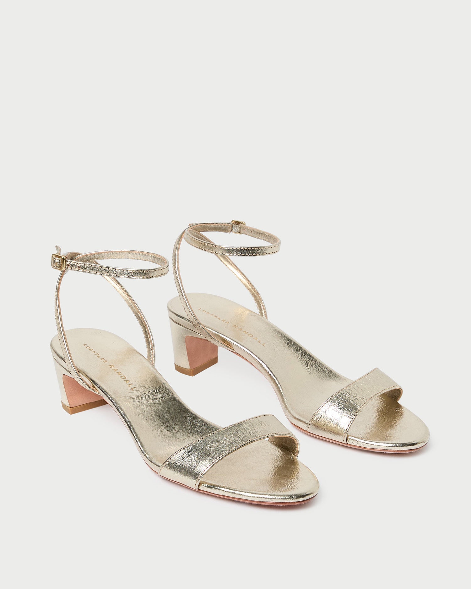 Loeffler Randall / Alice Champagne Leather Sandal