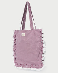 Loeffler Randall / Justine Maroon Ruffle Tote
