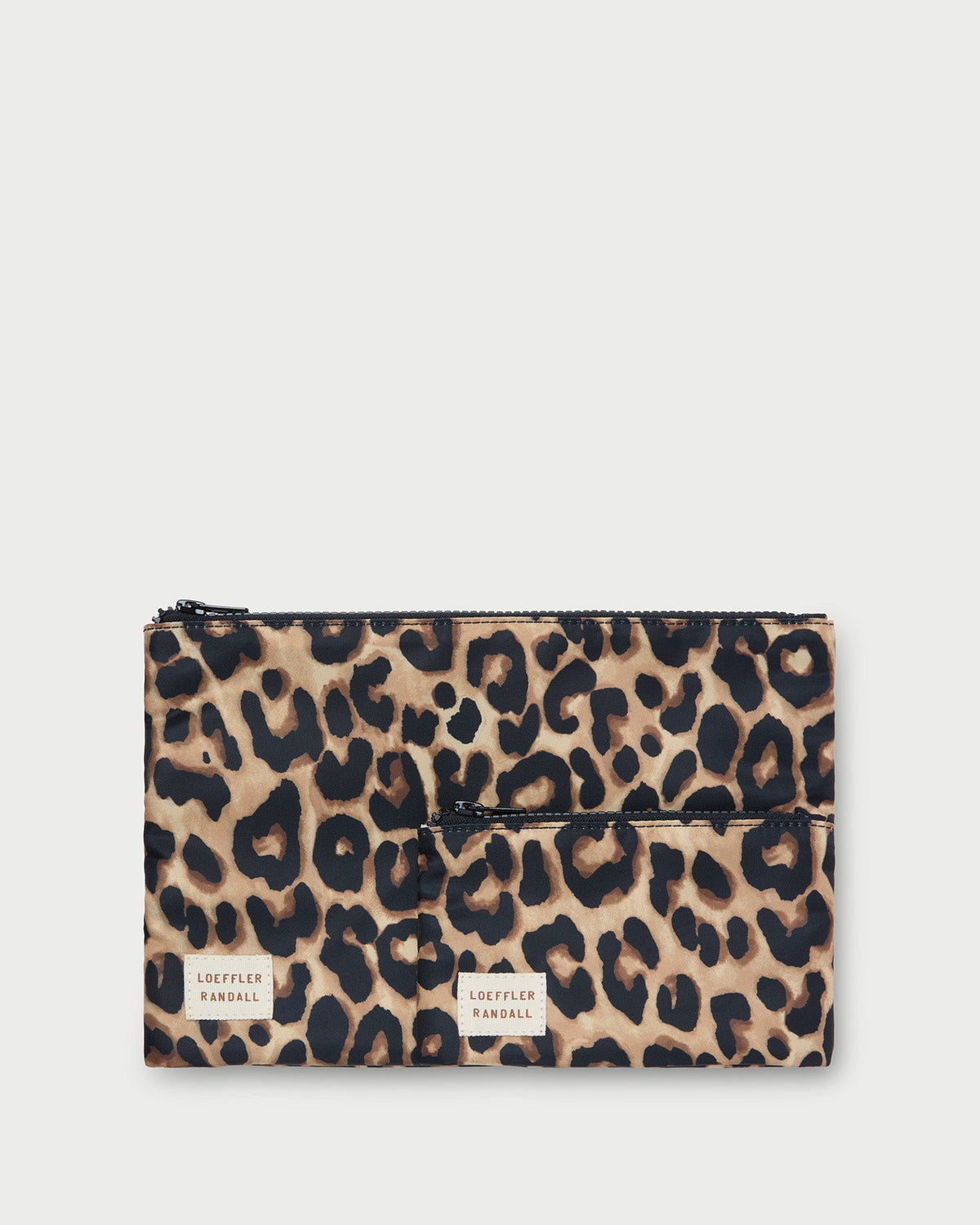 Loeffler Randall / Tracy Leopard Pouch Set