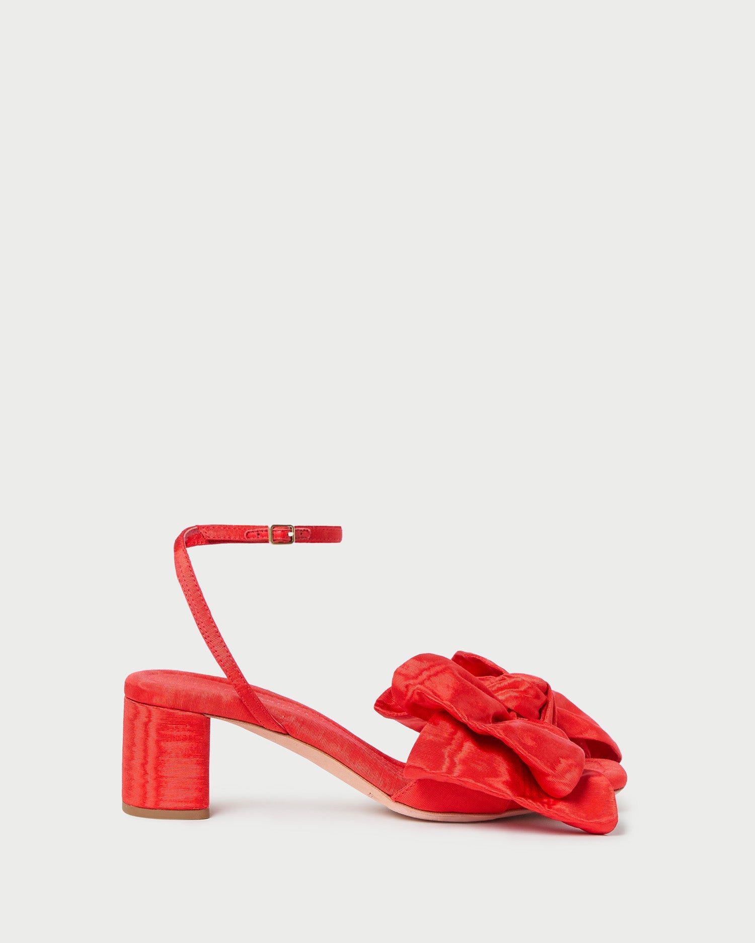 Loeffler Randall / Carmen Red Moiré Bow Sandal