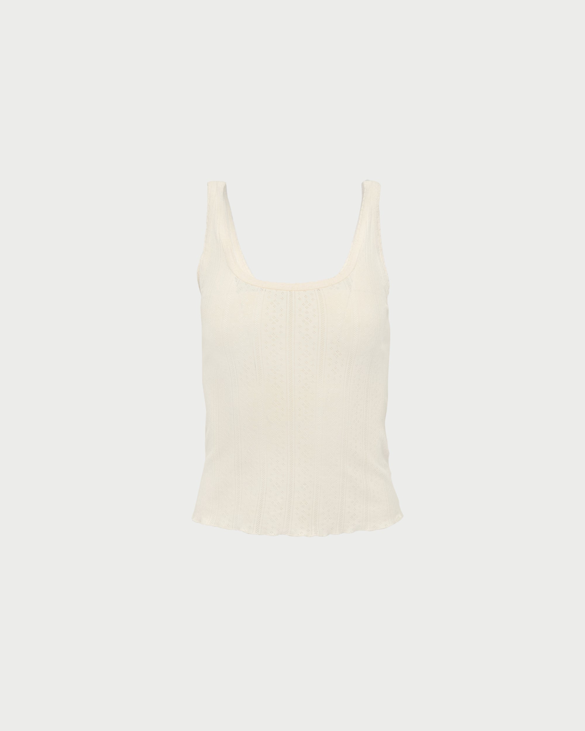 Loeffler Randall / Rylee Pointelle Tank Top