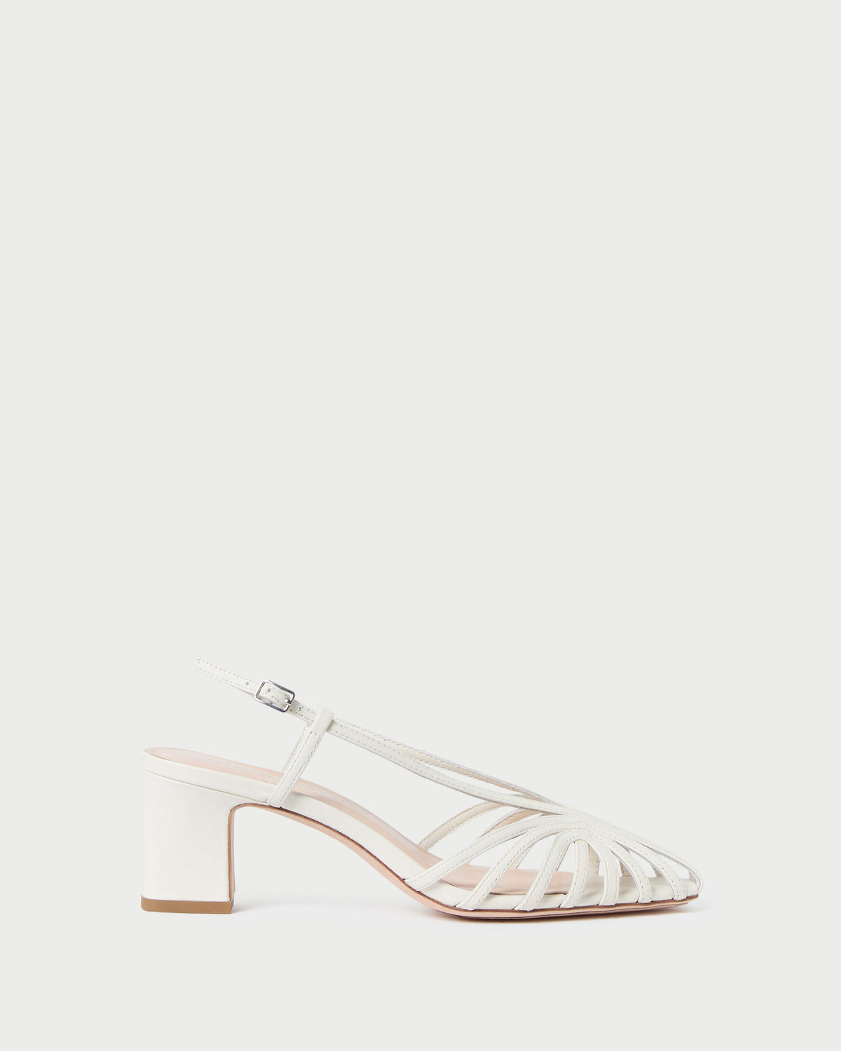 Loeffler Randall / Priscilla Cream Heeled Sandal