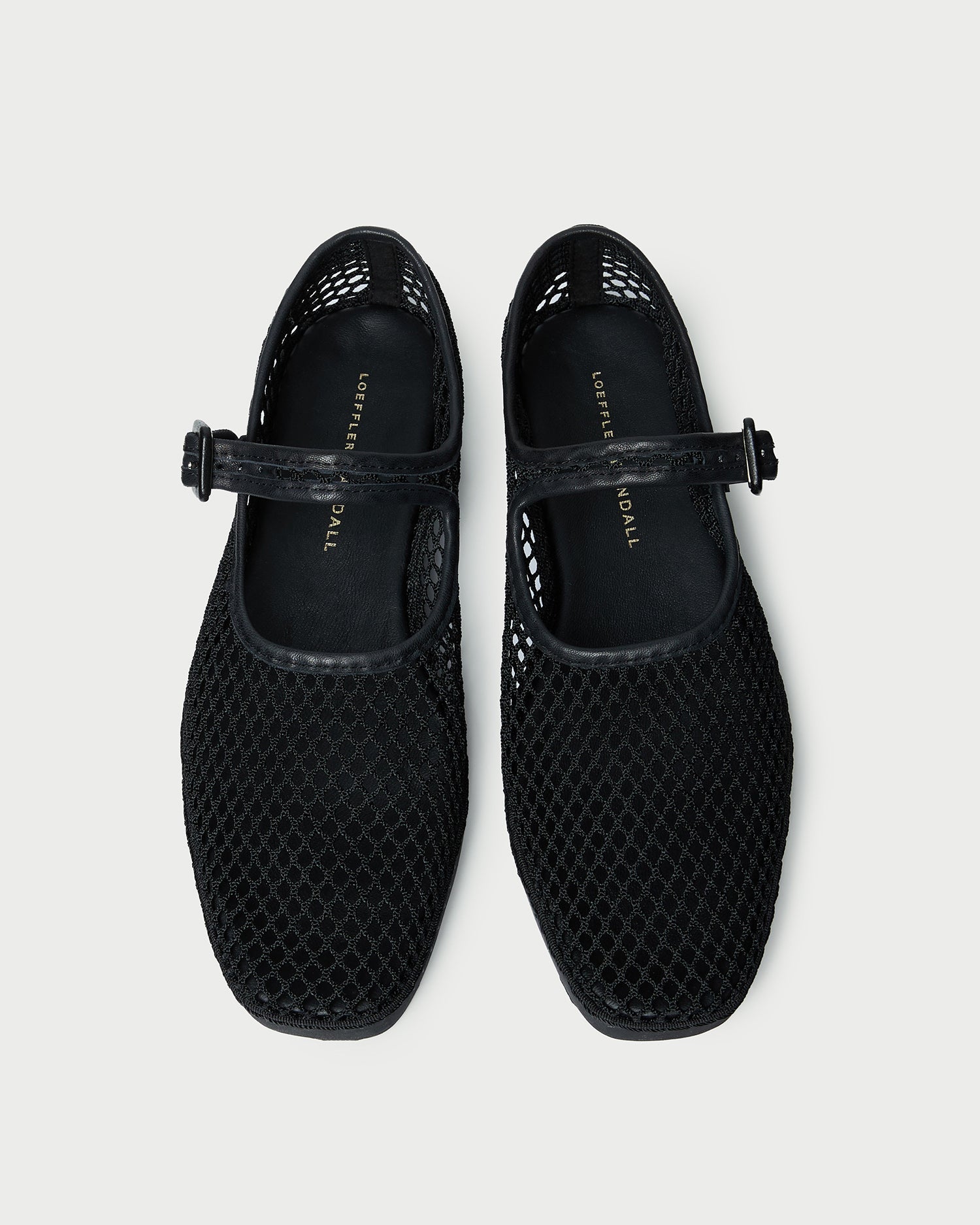 Loeffler Randall / Rita Black Netted Mary Jane