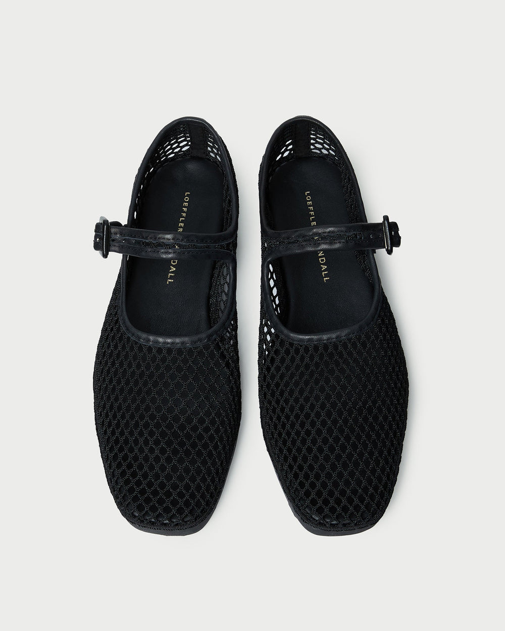 Loeffler Randall / Rita Black Netted Mary Jane