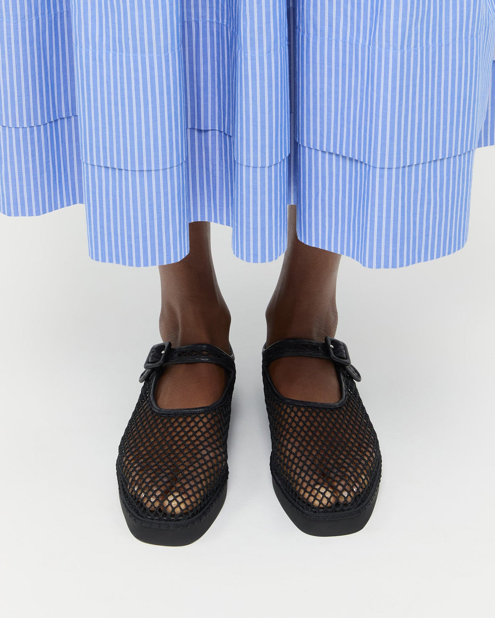 Loeffler Randall / Rita Black Netted Mary Jane
