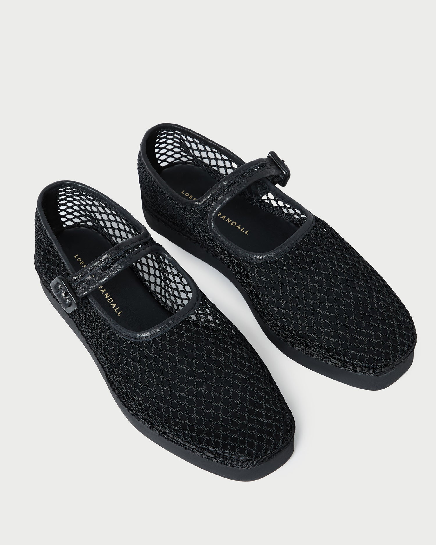 Loeffler Randall / Rita Black Netted Mary Jane