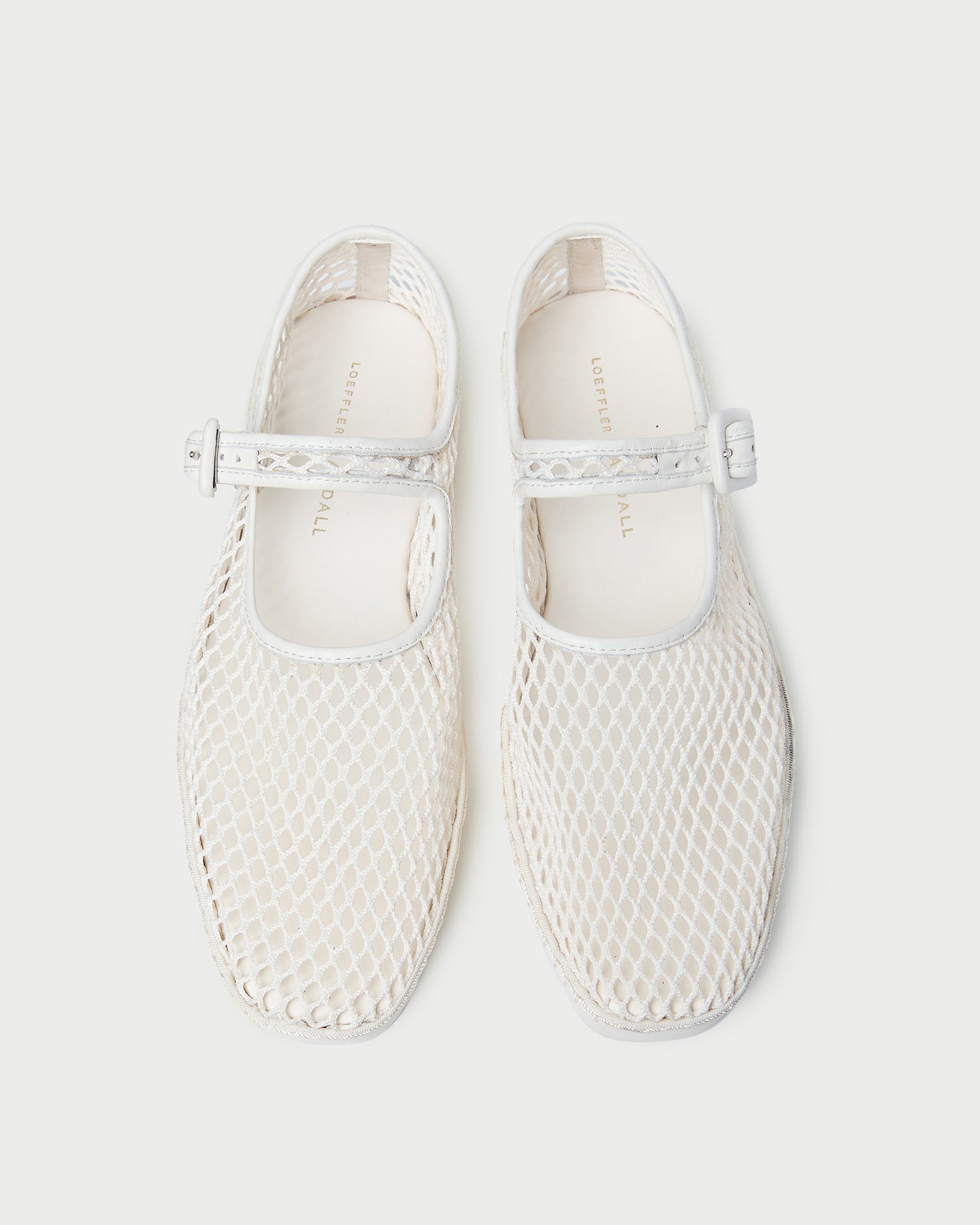 Loeffler Randall / Rita White Netted Mary Jane