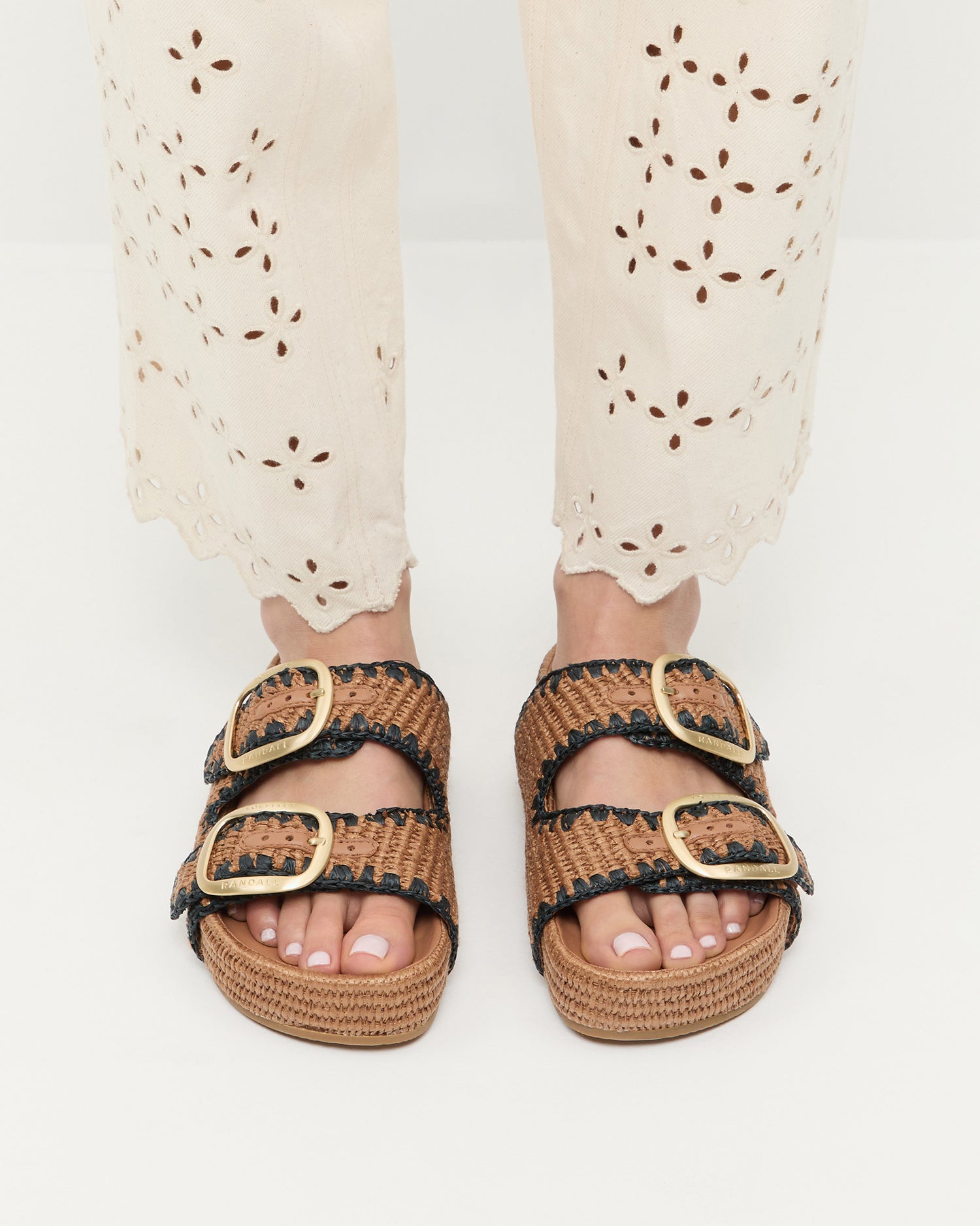 Loeffler Randall / Theo Brown Two-Band Sandal